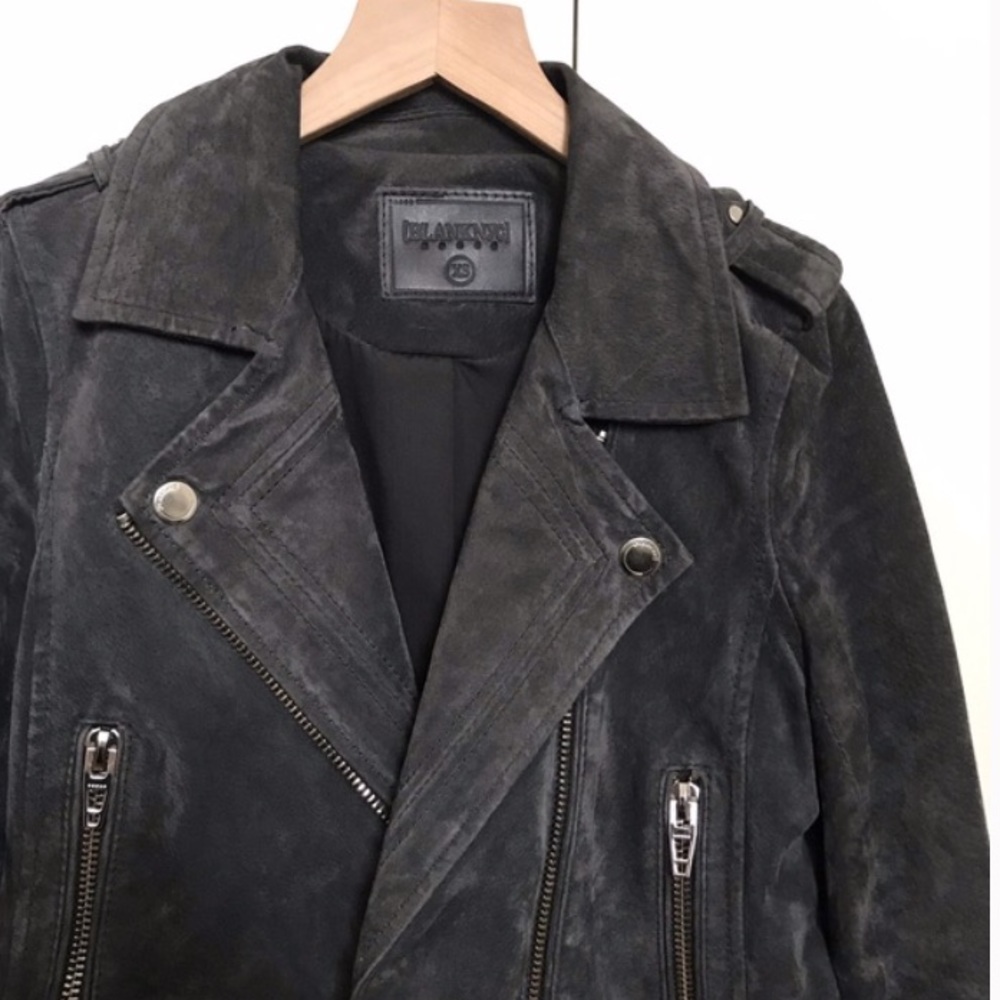 BlankNYC Suede Moto Jacket